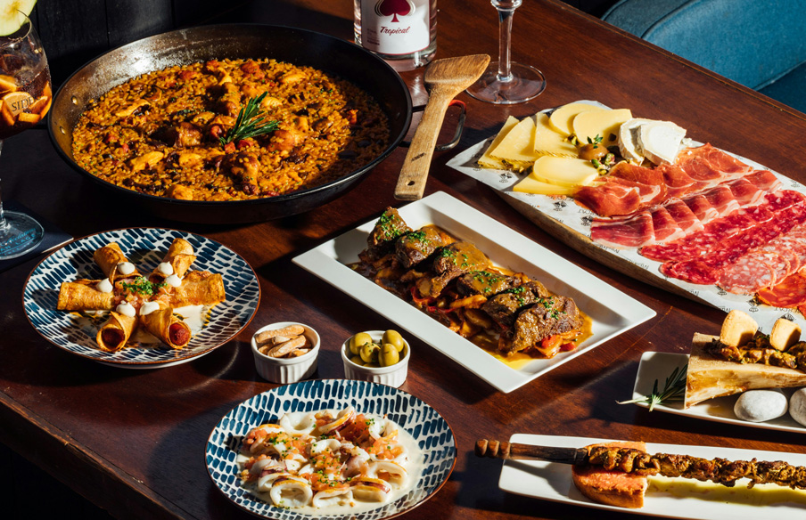 Tapas à Abella de la Conca après l'escalade