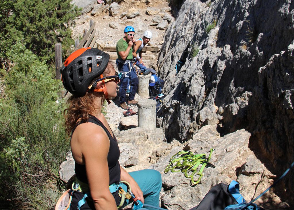 Stage d'escalade en falaise