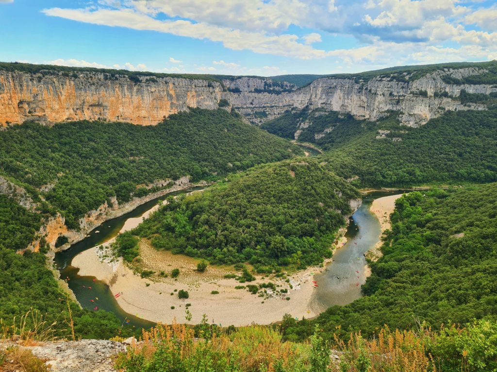 Stage d'escalade en Ardèche