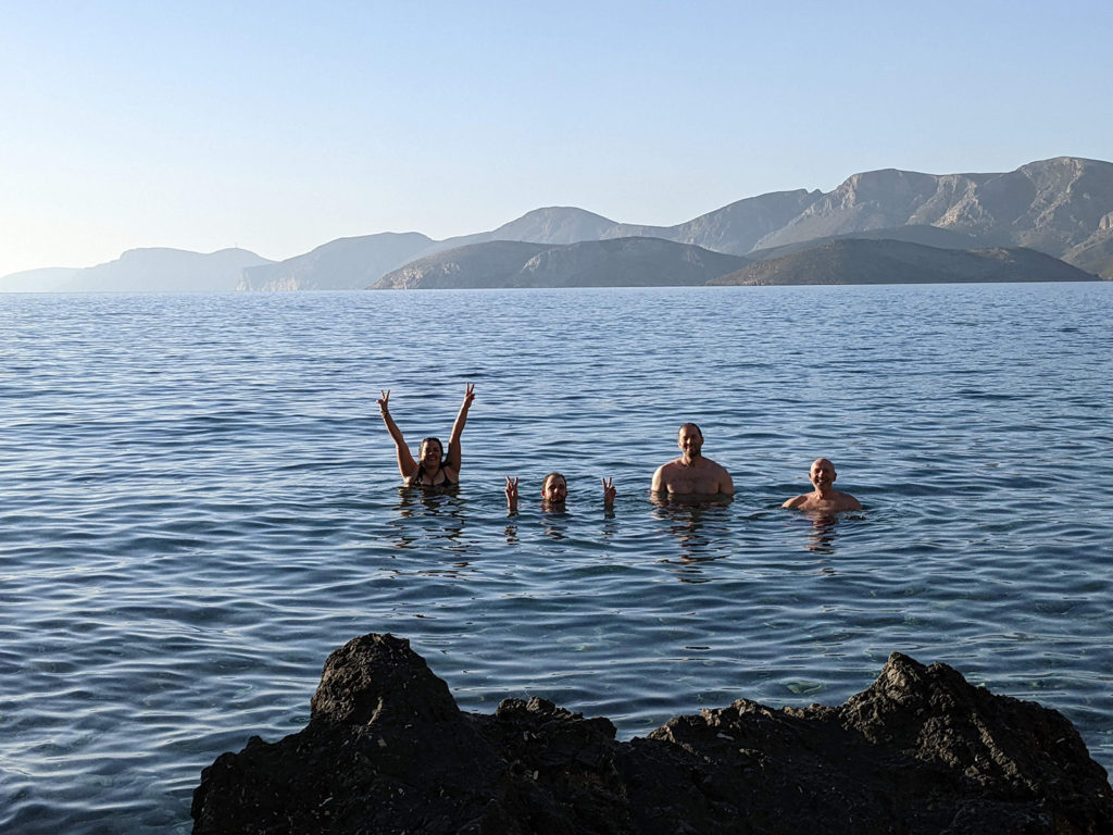 Baignade à Kalymnos - Grèce