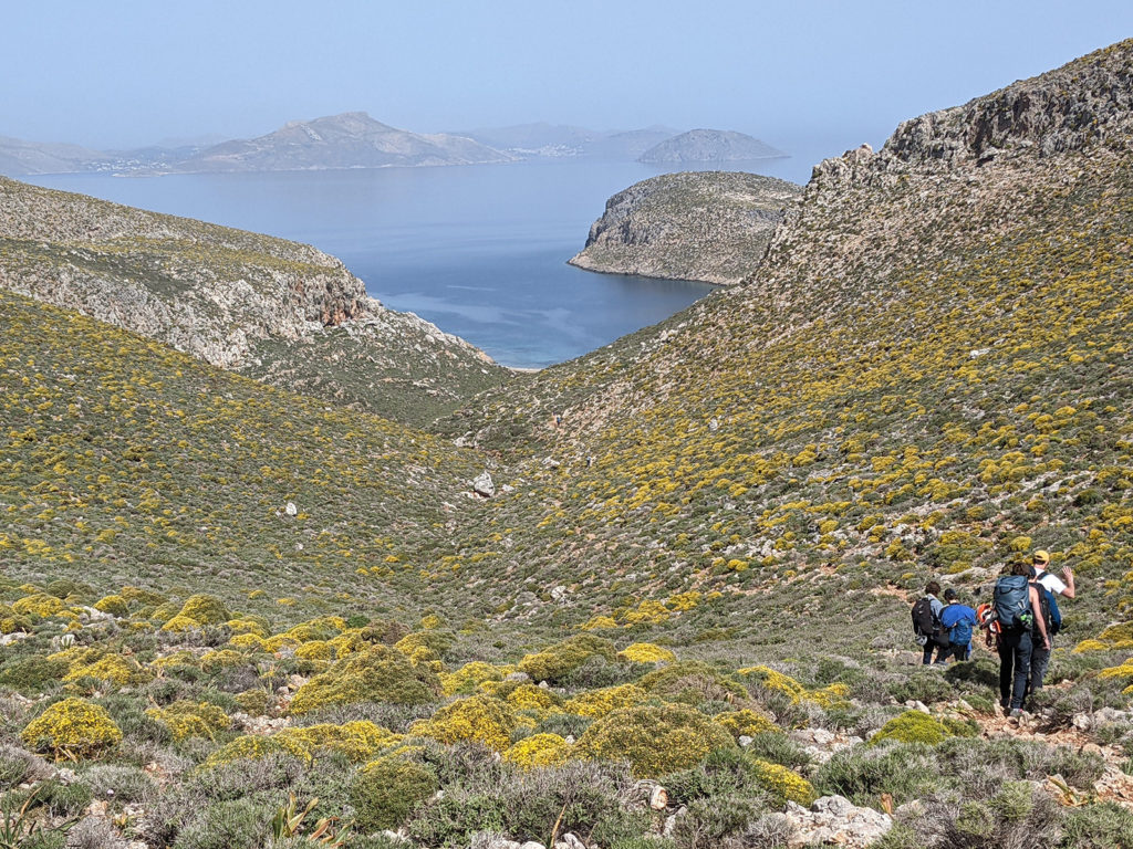 Marche d'approche à Kalymnos - Grèce