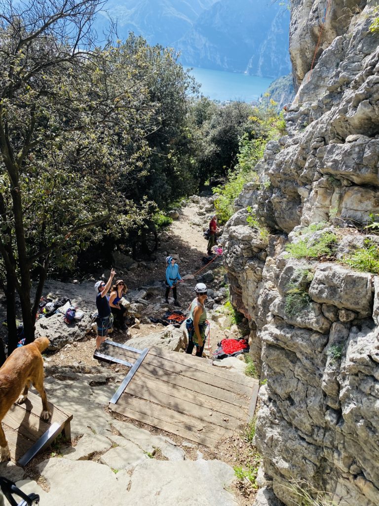 Arco - vue sur lac de Garde - Italie

